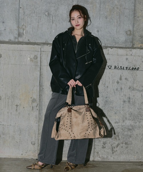 BLONDEY（ブロンディ） レザージャケット ライダース PUレザーオーバー