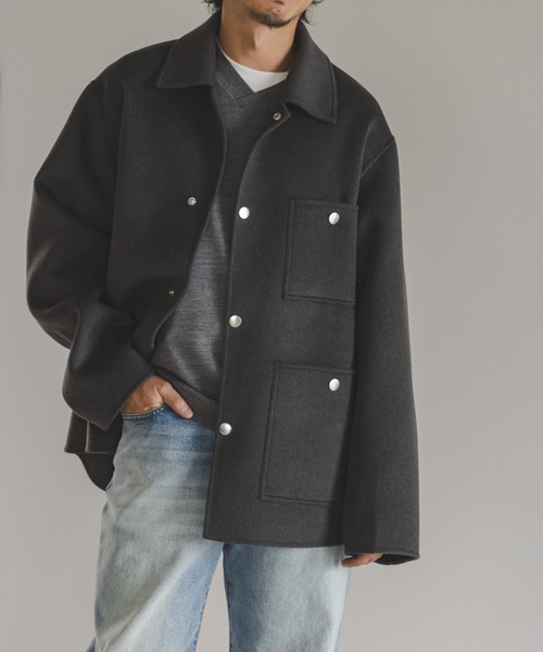 NANO universe（ナノ・ユニバース） カバーオール ウールリバー