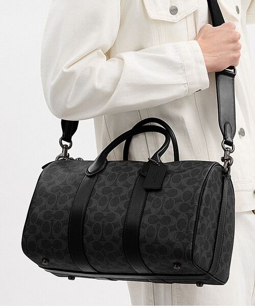 COACH（コーチ） ボストンバッグ コンパス バッグ 35・シグネチャー