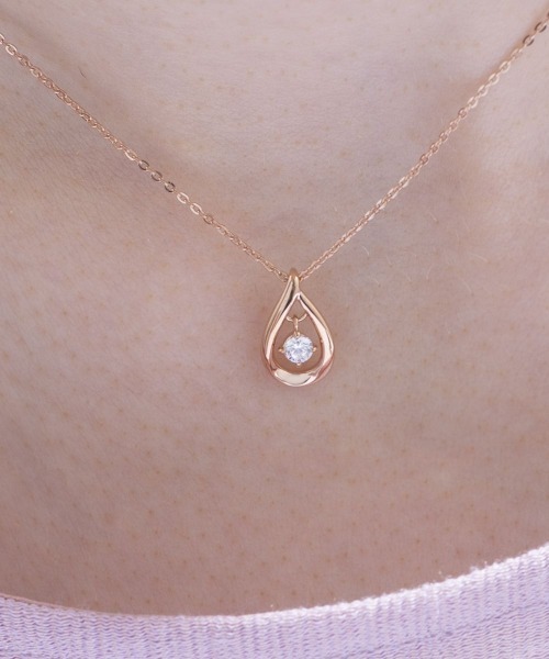 Canal4℃（カナルヨンドシー） ネックレス シルバー しずく ネックレス