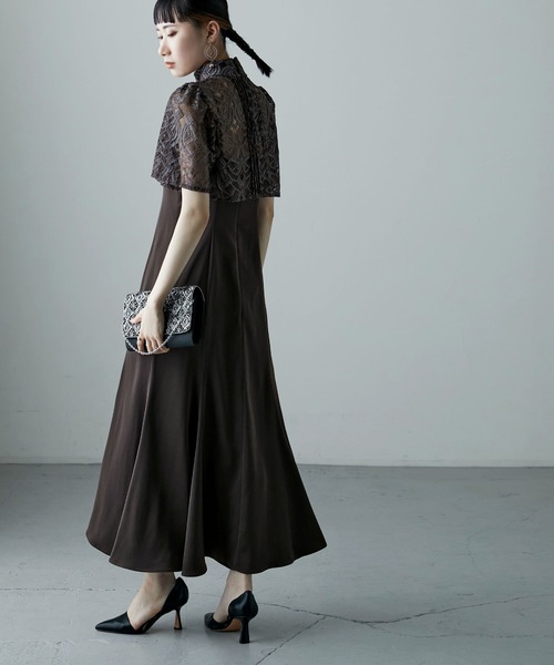 etoll.（エトル） ドレス 3wayレースボレロ＆マーメイドキャミドレス