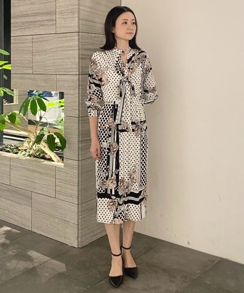 PINKY&DIANNE（ピンキー アンド ダイアン） ワンピース ラインブロック