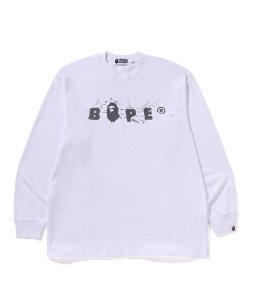 A BATHING APE（アベイシングエイプ） tシャツ WRINKLE BAPE LOGO