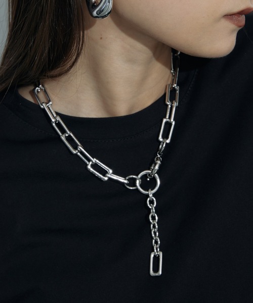 SEN TOKYO ネックレス 金属アレルギー対応 スクエアチェーン
