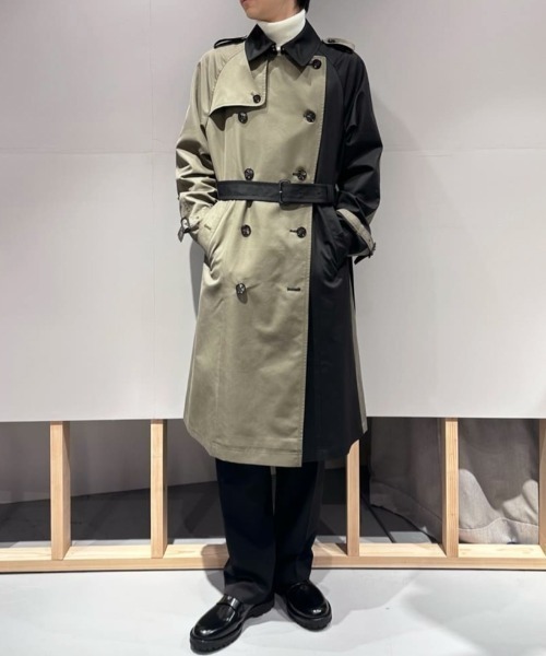 LOVELESS（ラブレス） トレンチコート コート ブロッキングトレンチ