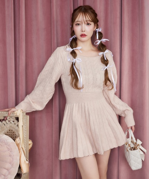 one after another NICE CLAUP ワンピース 「HolidayCollection」肩