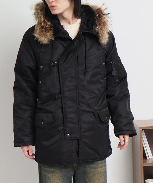 HOUSTON（ヒューストン） ミリタリージャケット モッズコート