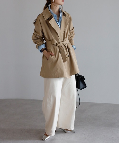Bonjour Sagan（ボンジュールサガン） トレンチコート コート ベルト