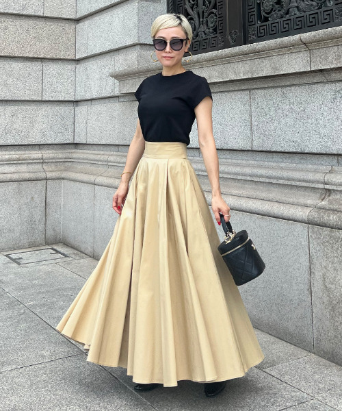 スカート JENNEリッチボリュームフレアスカート : ZOZOTOWN Yahoo!店