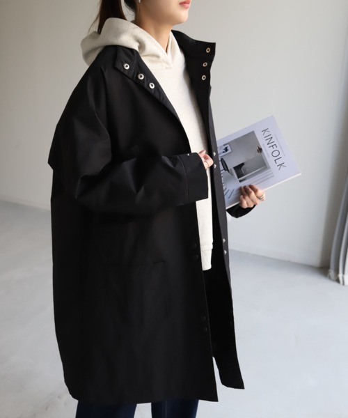 HUG.U（ハグユー） ミリタリージャケット モッズコート 撥水ミリタリー