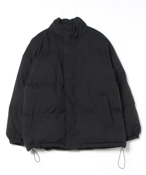 ダウンコート ダウンジャケット オーバーサイズ スタンドカラー エコ