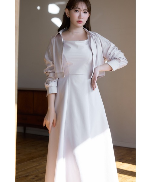 Her lip to ワンピース Draped Shirt Dress Set : ZOZOTOWN Yahoo!店