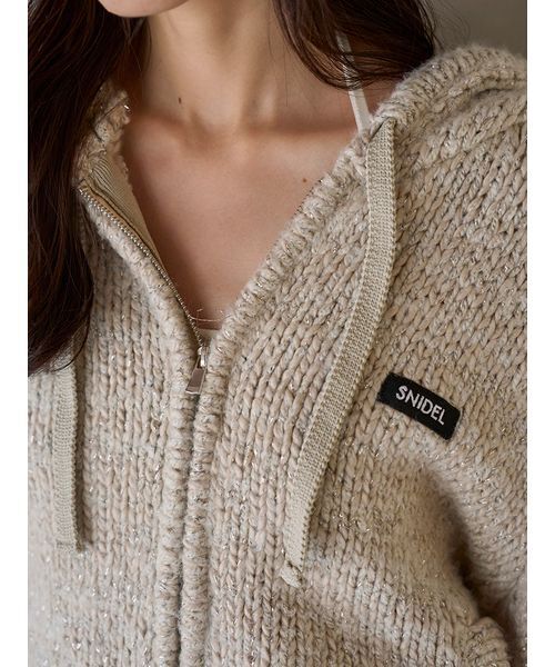 SNIDEL（スナイデル） ニット セーター ロービングニットフーディー