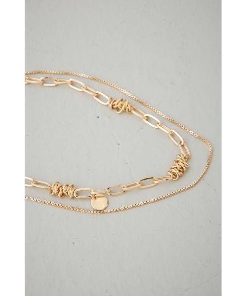 AZUL BY MOUSSY（アズールバイマウジー） ネックレス ランダムツイスト