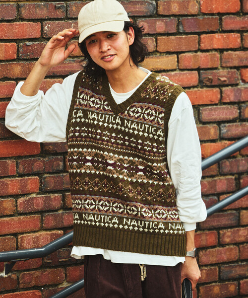 NAUTICA（ノーティカ） ベスト ジレ ヴィンテージライク フェアアイル