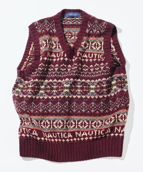 NAUTICA（ノーティカ） ベスト ジレ ヴィンテージライク フェアアイル