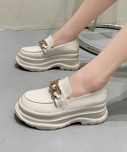 STYLEBLOCK（スタイルブロック） ローファー チェーン装飾厚底