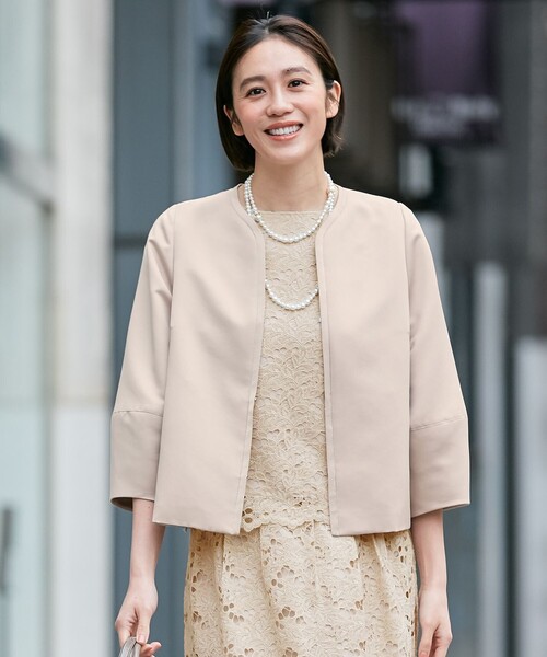 自由区（ジユウク） ジャケット ノーカラージャケット 「ご好評につき