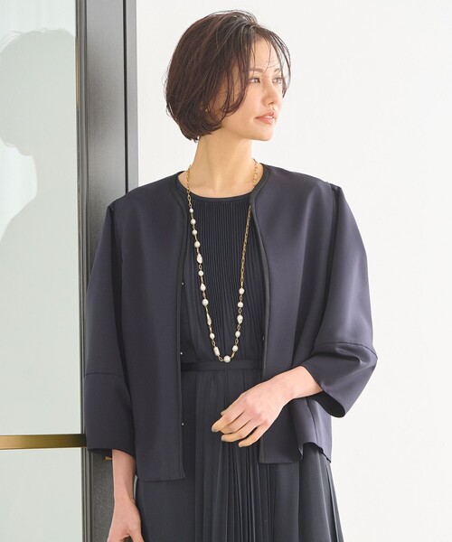 自由区（ジユウク） ジャケット ノーカラージャケット 「ご好評につき