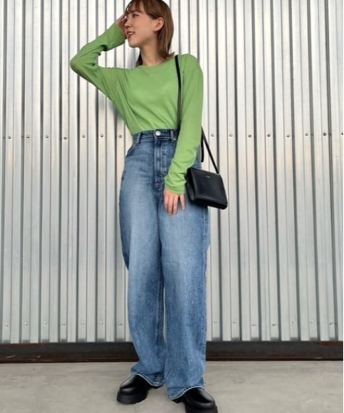 YANUK（ヤヌーク） ジーンズ デニム デニムパンツ JOAN ハイウエスト