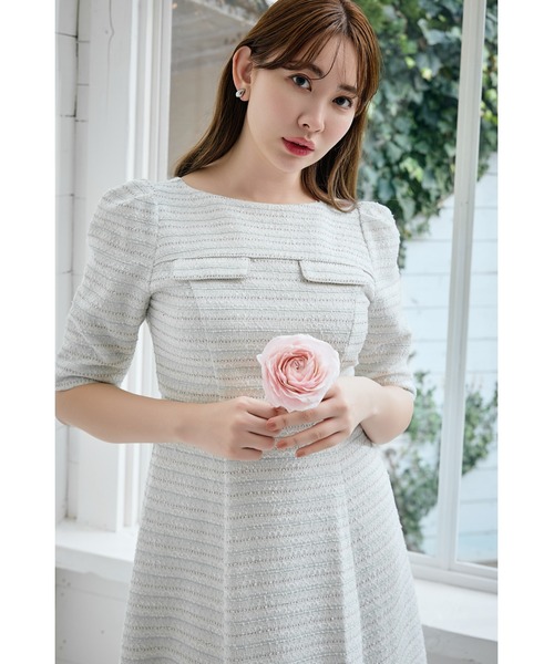 Her lip to ワンピース Charlotte Tweed Dress : ZOZOTOWN Yahoo!店