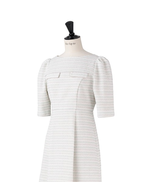 Her lip to ワンピース Charlotte Tweed Dress : ZOZOTOWN Yahoo!店