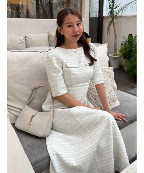 Her lip to ワンピース Charlotte Tweed Dress : ZOZOTOWN Yahoo!店