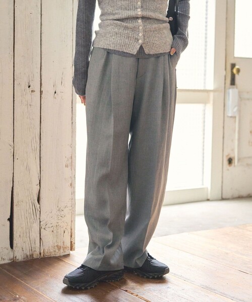 FREAK'S STORE（フリークスストア） スラックス パンツ ウーリータッチ