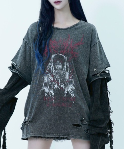 REFLEM（レフレム） tシャツ 「REFLEM/レフレム」レイヤード超ロング