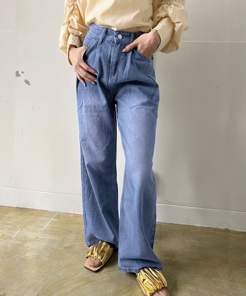 Jewelobe（ジュエローブ） ジーンズ デニム デニムパンツ ハイウエスト