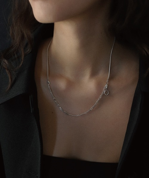 TEN. ネックレス SILVER925 シェードコンビチェーンネックレス SV