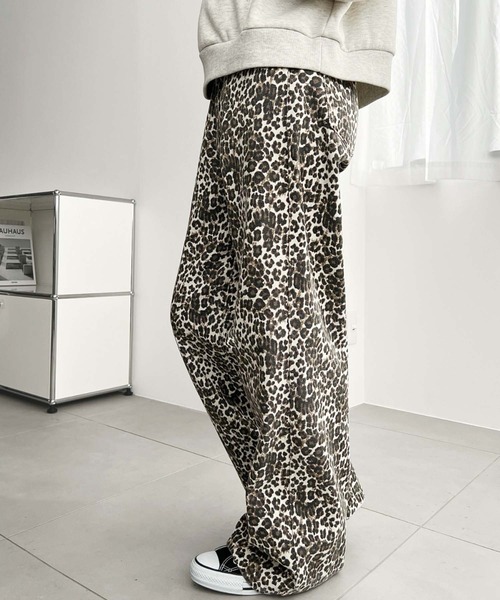 パンツ レオパード柄ワイドパンツ レディース : ZOZOTOWN Yahoo!店