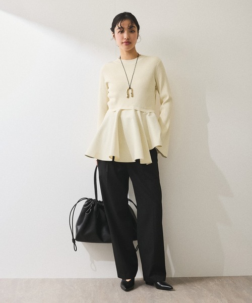 ADAM ET ROPE'（アダムエロペ） ニット セーター 「再入荷