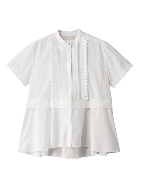 Marilyn Moon（マリリンムーン） ブラウス シャツ タックフリルフレア