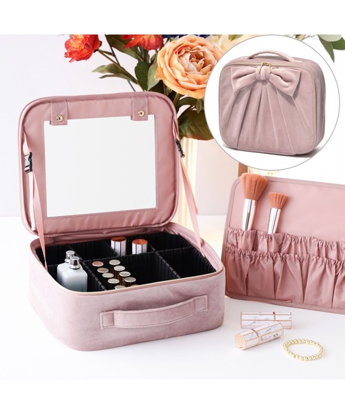 Francfranc（フランフラン） 収納 バイカラー コスメボックス ベージュ