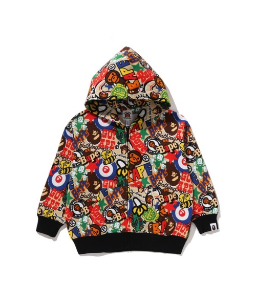 A BATHING APE（アベイシングエイプ） パーカー BAPE MILO ASSORTED