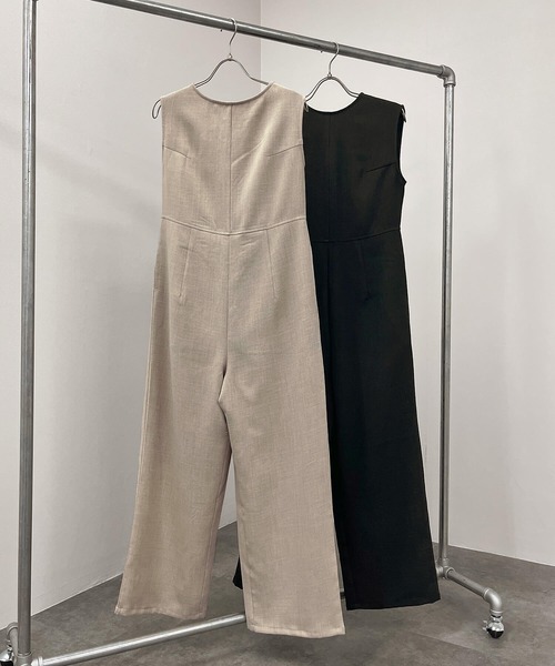 I-SOOK（アイスー） オールインワン リネンライクコンビネゾン (chiica