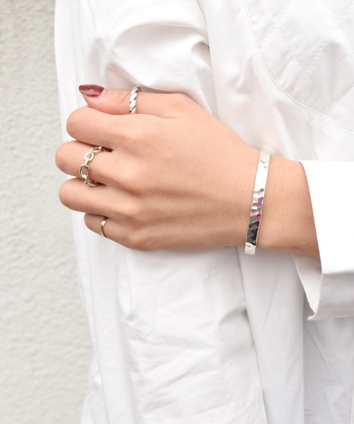 e.m.（イーエム） ブレスレット LESS シルバーバングル レディース