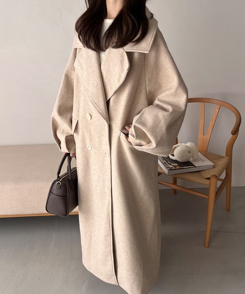 RiLi（リリ） コート アウター たぽっと袖ロングコート「RL