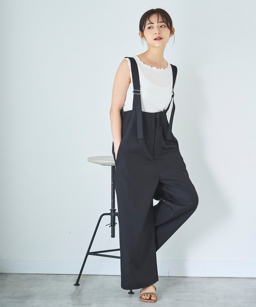 mil（ミル） サロペット オーバーオール ハイウエストサロペット