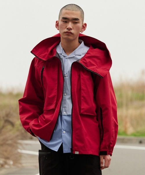 rehacer（レアセル） ナイロンジャケット : 3 Layer Big Hooded Jacket