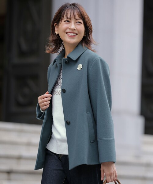 J.PRESS（J.プレス） ステンカラーコート コート ショートビーバー