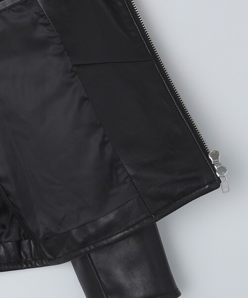 SHIPS（シップス） 革ジャン ライダース SHIPS: ラムレザー ダブル