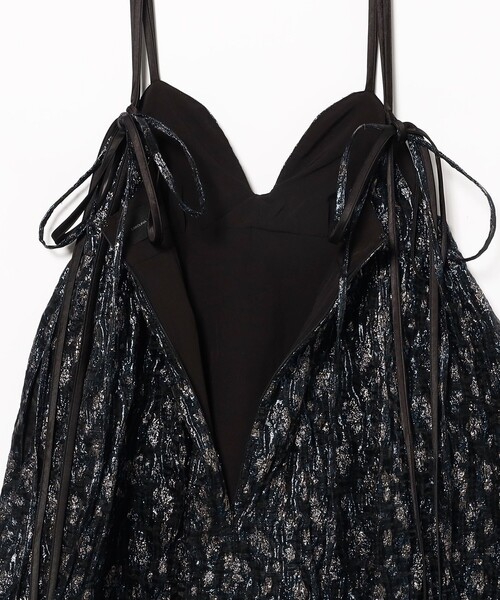 CAROLINA GLASER（カロリナ グレイサー） ワンピース ラメ バック