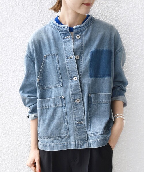 SHIPS（シップス） デニムジャケット gジャン 「WEB限定」「洗濯機可能