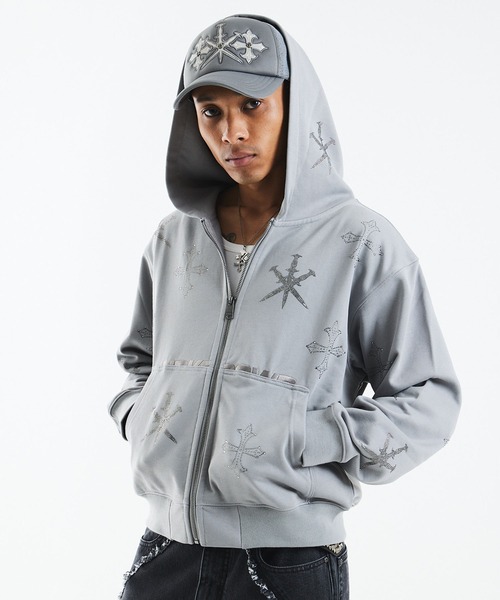 UNKNOWN LONDON（アンノウンロンドン） パーカー ジップフーディ