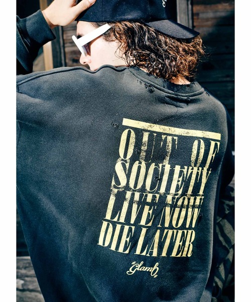 glamb（グラム） トレーナー スウェット Out of Society Sweat