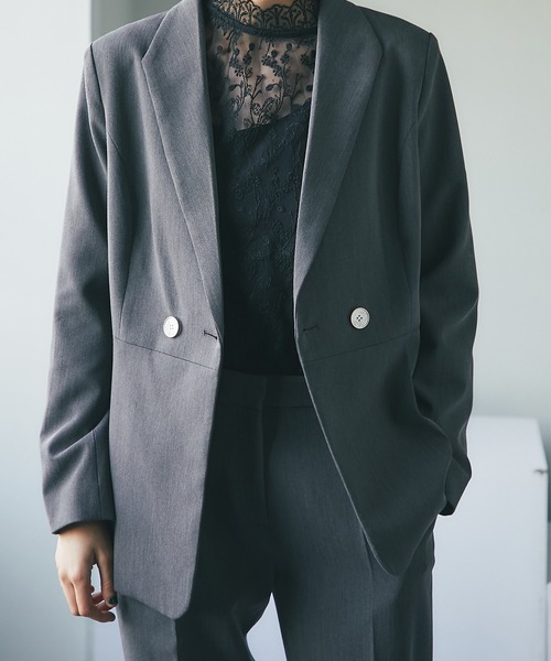 SMILE ORCHID（スマイルオーキッド） セットアップ プリーツ裾ペプラム