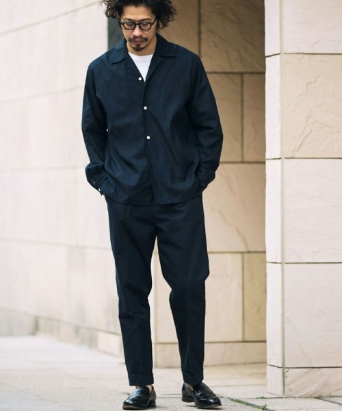 BRITISH MADE パンツ オフィサーパンツ/ポーツマス(コットンドリル