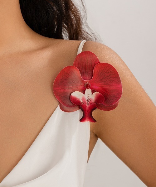 COO+i（クーイ） ブローチ 2way胡蝶蘭モチーフフラワーブローチピン